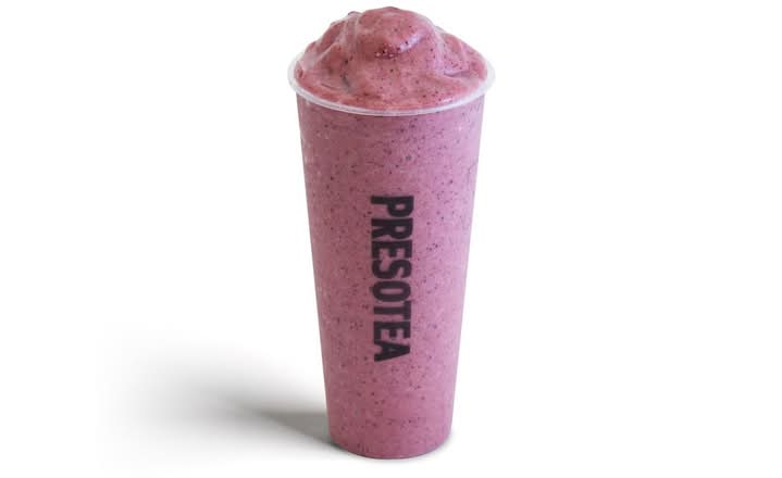 Frappé glacé mangue-bleuet / Fresh Mango Blueberry Slush