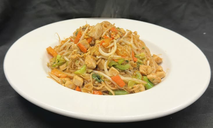 Pad thaï au poulet