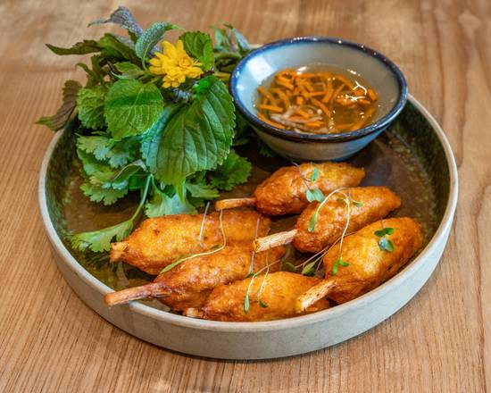 A10. Sugar Cane Shrimp (3 Pieces)