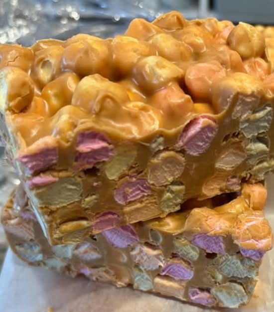 Peanut Butter Rocky Road Square