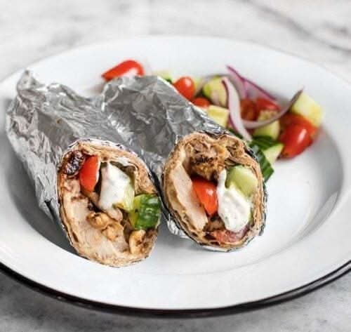Greek Chicken Wrap