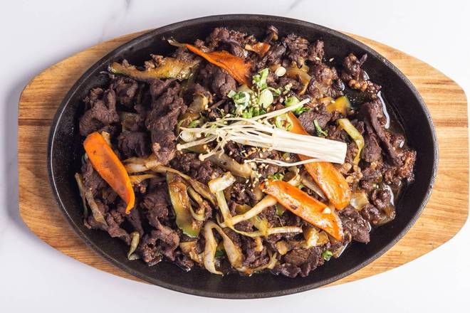 BBQ Grilled Beef (220g) with rice