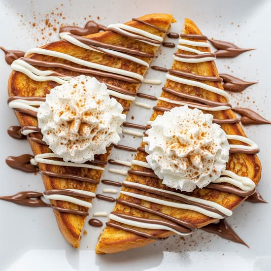 Nutella Cream Cheese French Toast