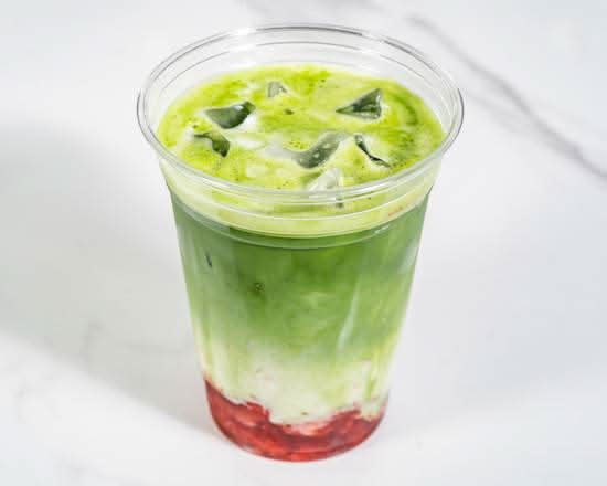 Strawberry Matcha Latte