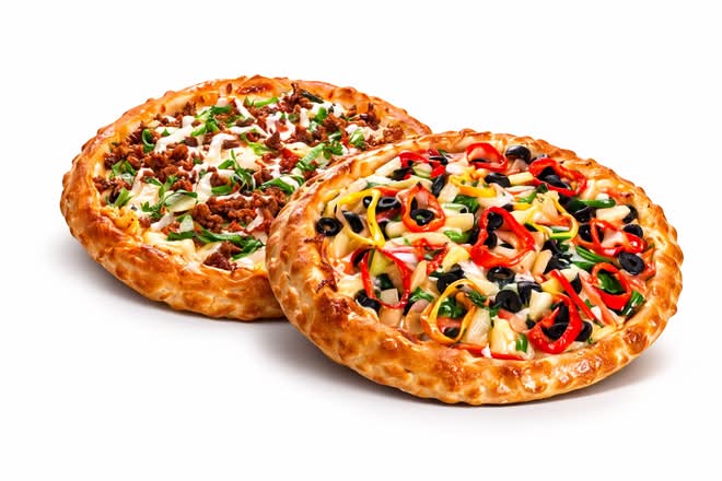 Any 2 Medium Pizzas