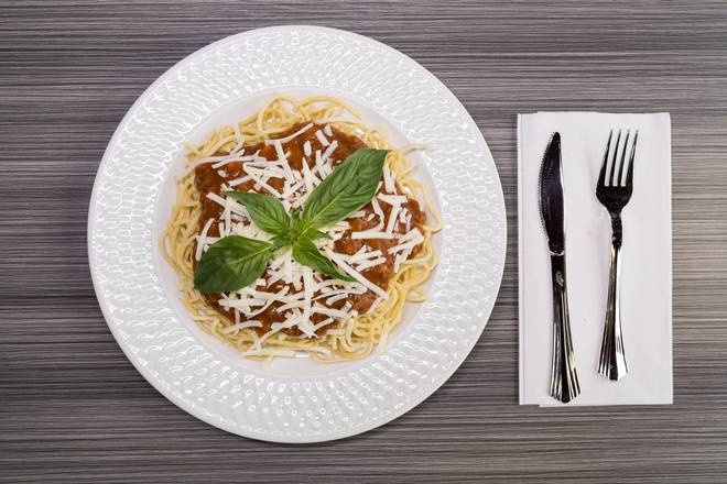 Spaghetti  +Garlic Bread