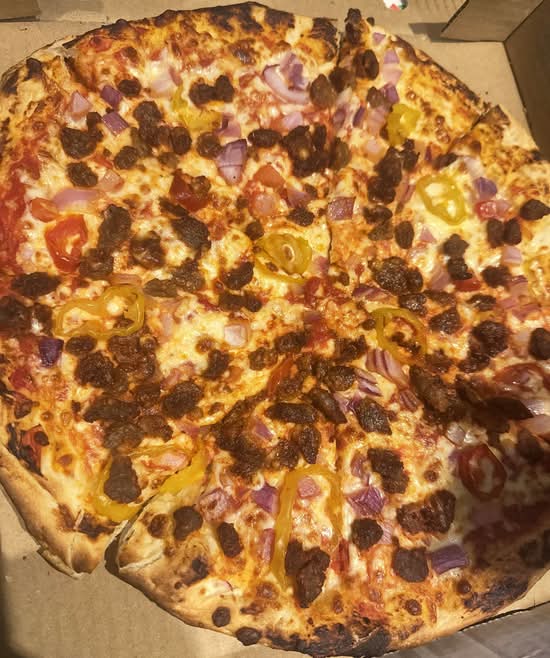 Spicy Kebab Pizza