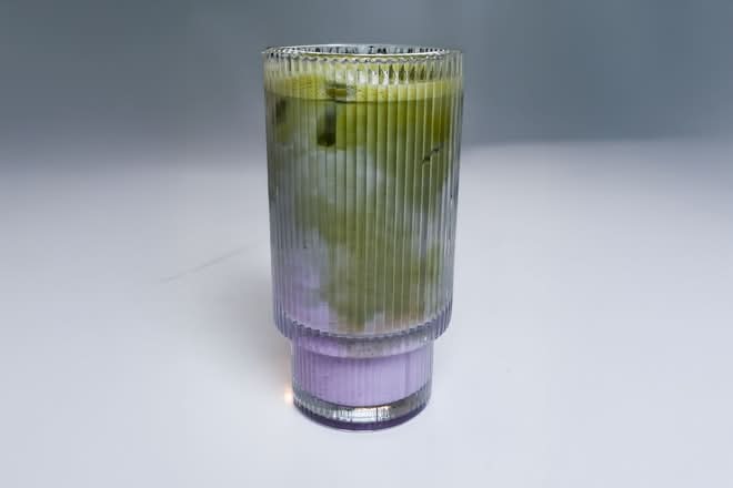 Iced Lavender Matcha Latte