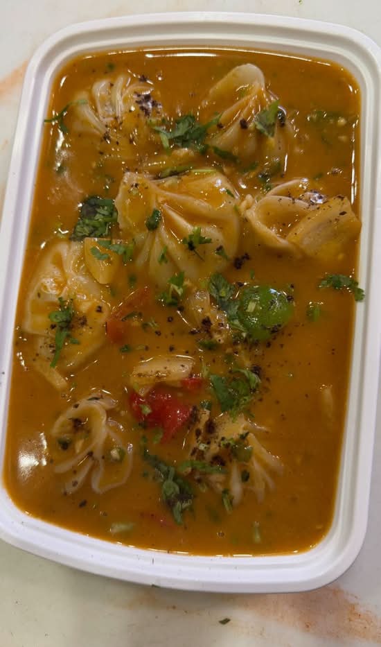 Jhol (soup) Chicken Momos