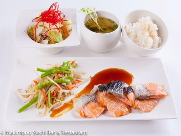 Salmon Teriyaki Dinner