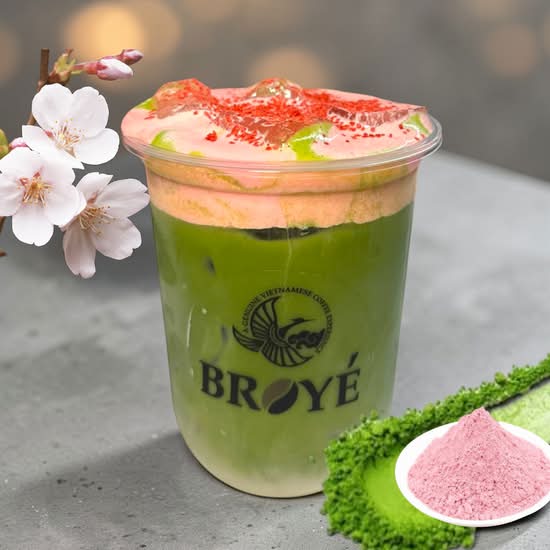 Sakura Matcha Latte - Spring Festival