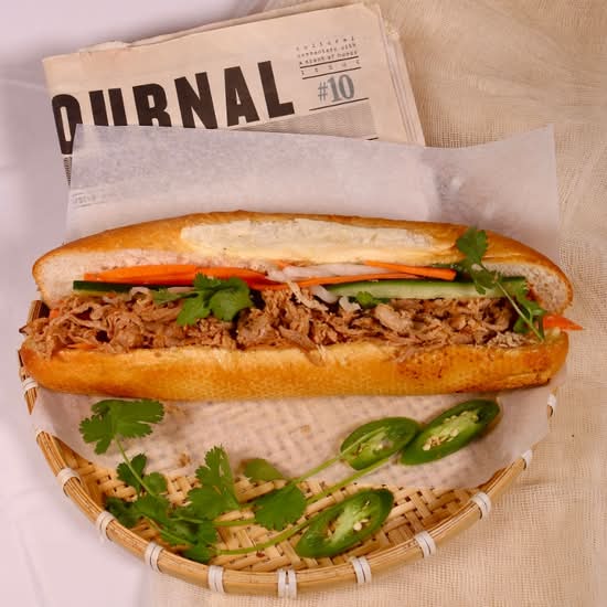 Banh mi - Lemongrass Braised Pork