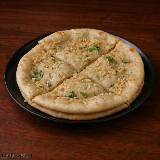 Garlic or Sesame Seeds Naan