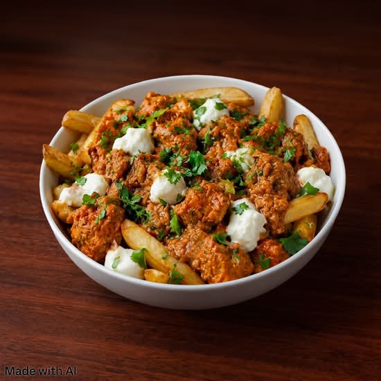 Butter Chicken Poutine