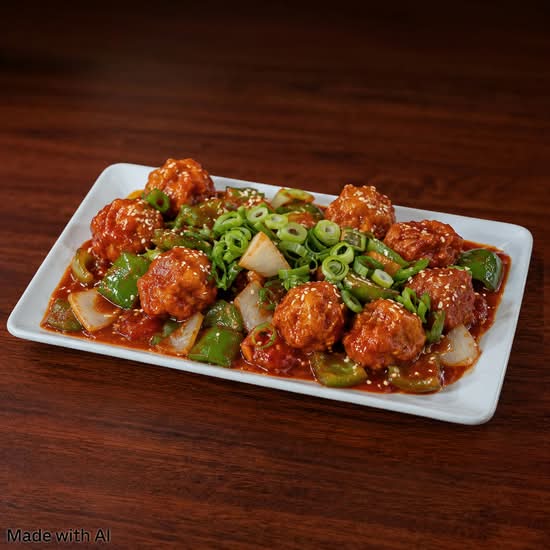 Fried Veg Chili Momo