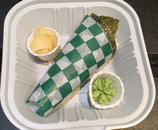 Yam Tempura Hand Roll