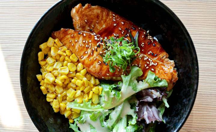 Teriyaki Salmon Donburi