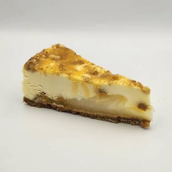 Gateau fromage pomme caramel
