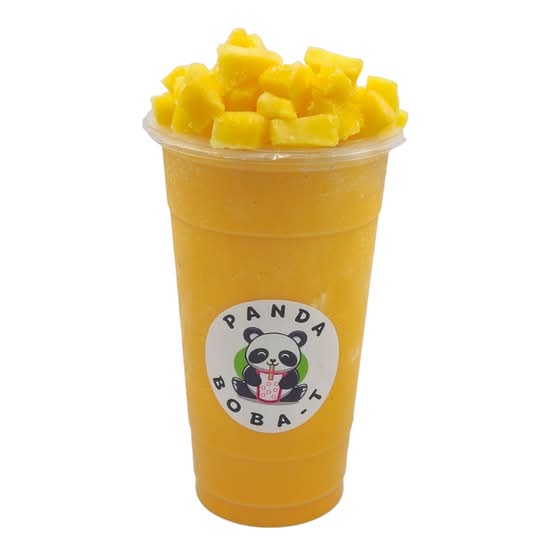 FRAPPÉ MANGUE AVEC MANGUE FRAÎCHE