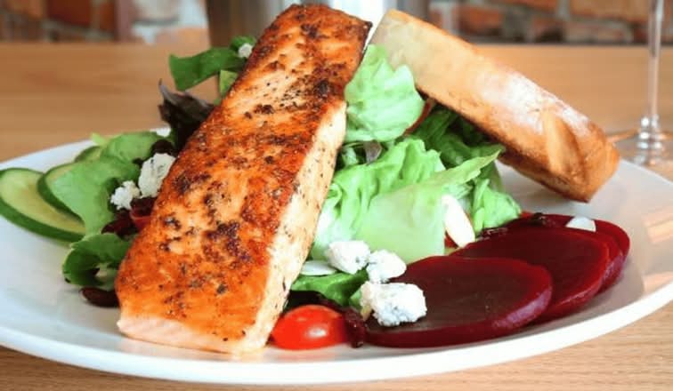 Salmon & Beet Salad