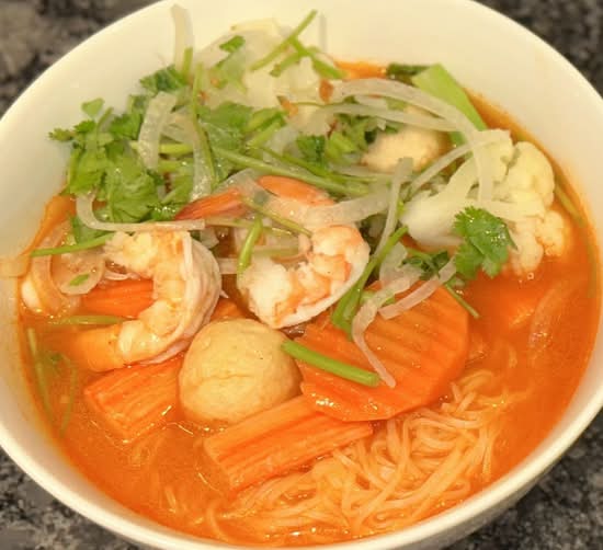 25. Seafood Hot and Sour Noodle Soup (Hủ Tiếu Chua Cay Đồ Biển)