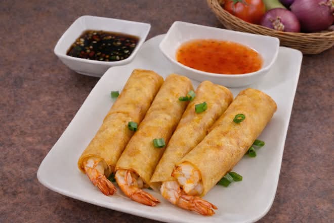 Shrimp Shanghai Rolls- 4pcs