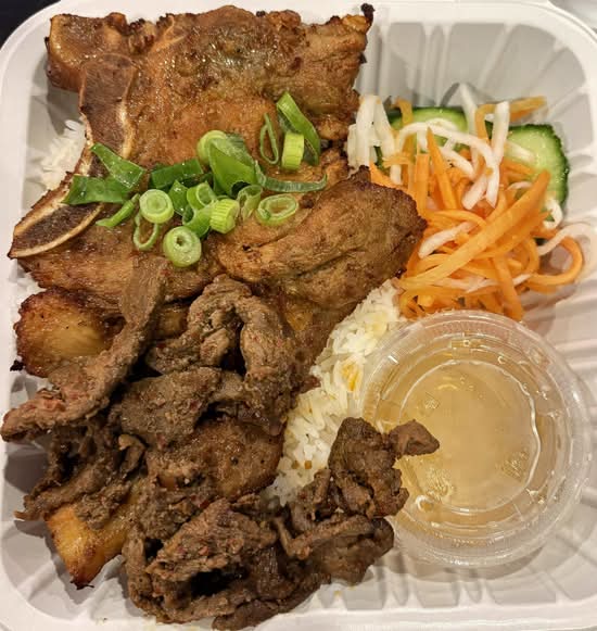 481. Côm Sườn Nướng, Bò Nướng