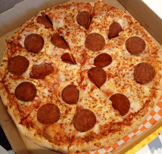 Create Your Favourite Large Halal Pepperoni Pizza