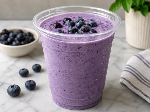 Blueberry milkshake