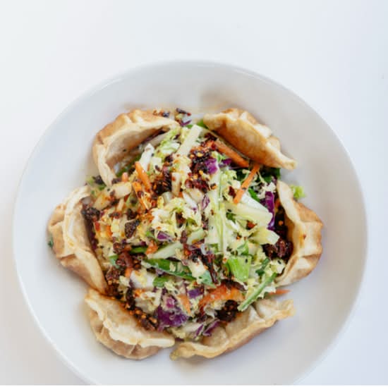 Miso Dumpling Salad
