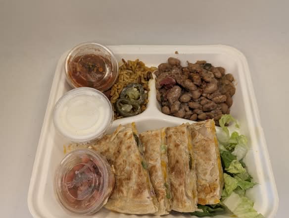 THAI COCONUT CHICKEN CURRY QUESADILLA