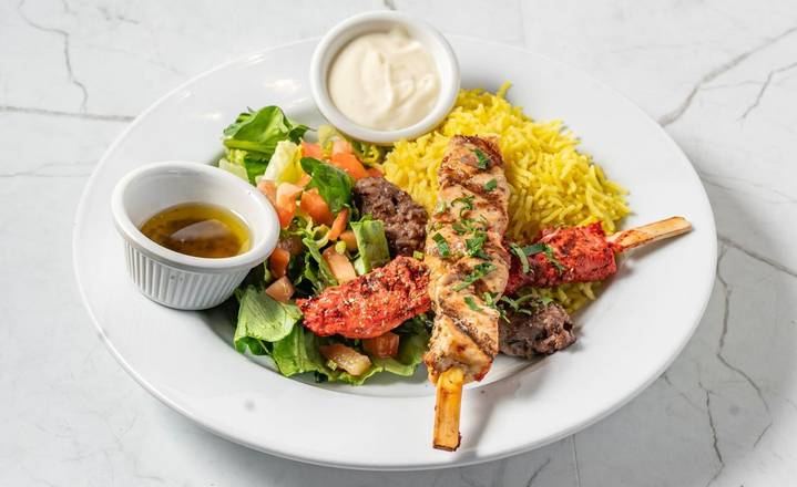Mixed Kebob Plate (GF)