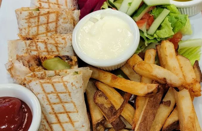 Shawarma Wrap Platter (GF)