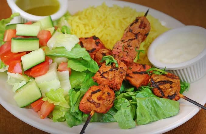 Chicken Tandoori Kebob Plate GF)