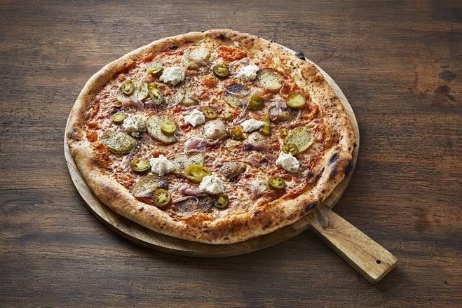 Roasted Potatoes Pizza