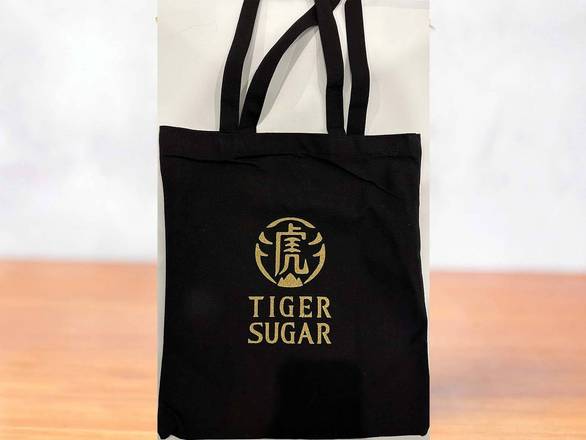 T Iger Sugar Black Reusable Tote Bag