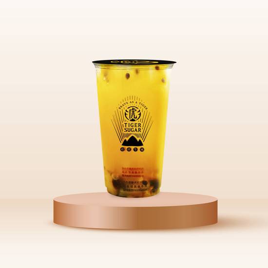 Top 7 Passion Fruit Tea with Boba + Mango Jelly