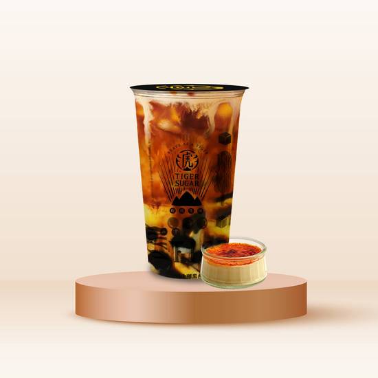 #4 Black Sugar Creme Brulee Milk