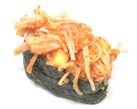 17. Gunkans tempura goberge / Crab Stick Gunkans Tempura