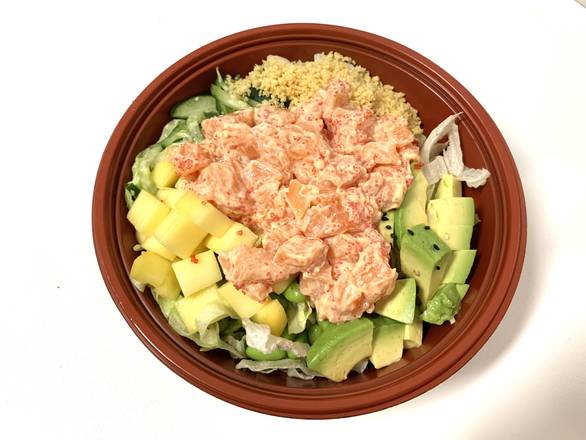 B6. Bol poké au saumon et mangue / Mango Salmon Poke Bowl