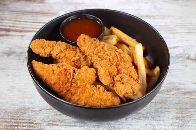 CHICKEN TENDERS (3PC) & FRITES