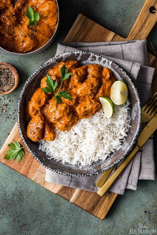 Butter Chicken Rice Bowl