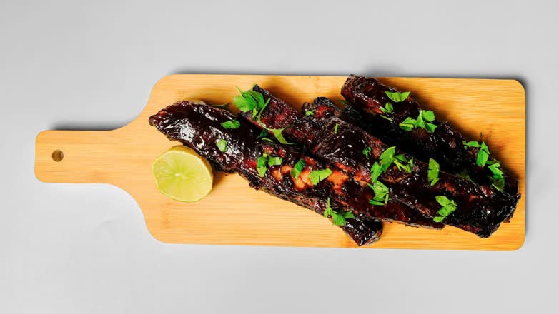 BBQ Pork Ribs Half