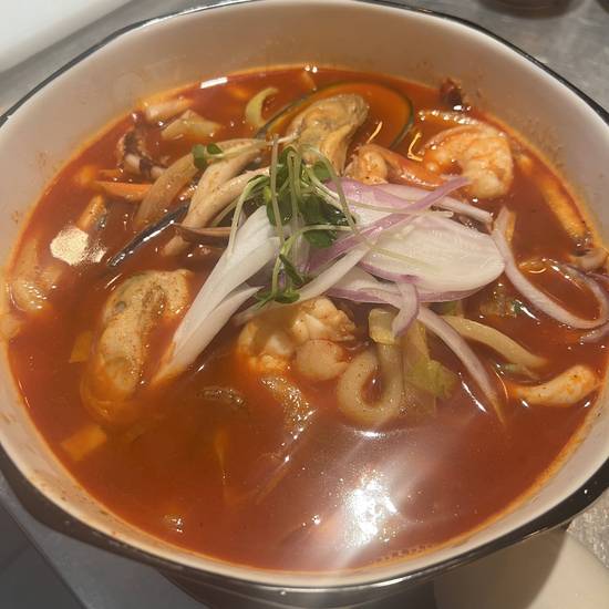 Spicy Korean Seafood Soup