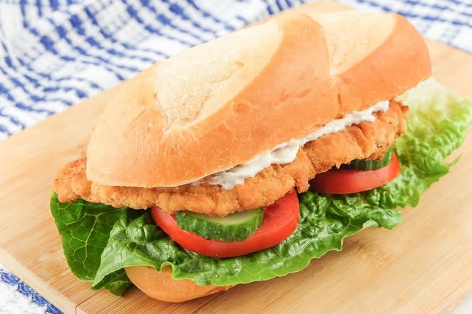Chicken Schnitzel Sandwich