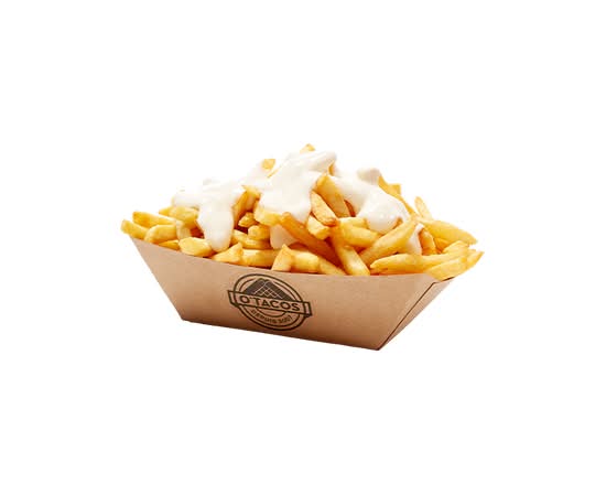 Frites sauce fromagère