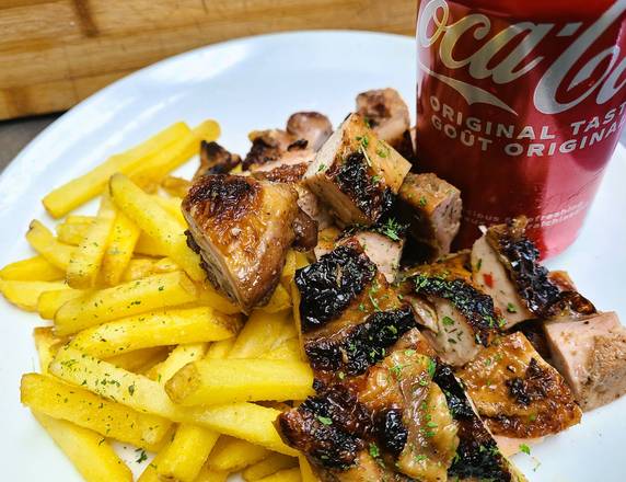 Grilled Chicken and Fries