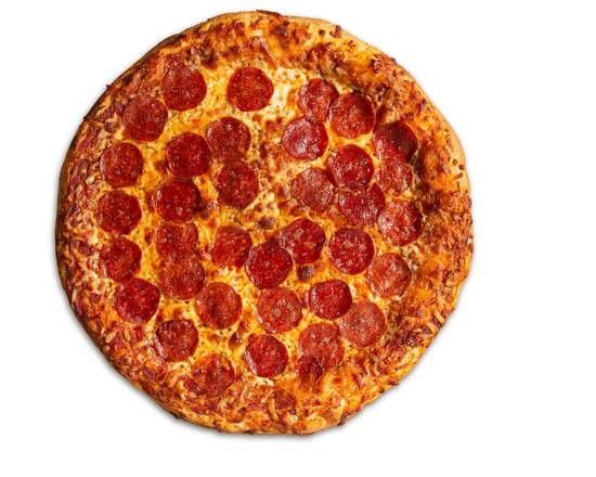 Dry Cured Pepperoni Pizza (on Top of Cheese)