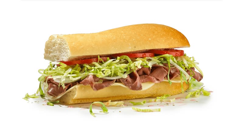 #6 Famous Roast Beef and Provolone