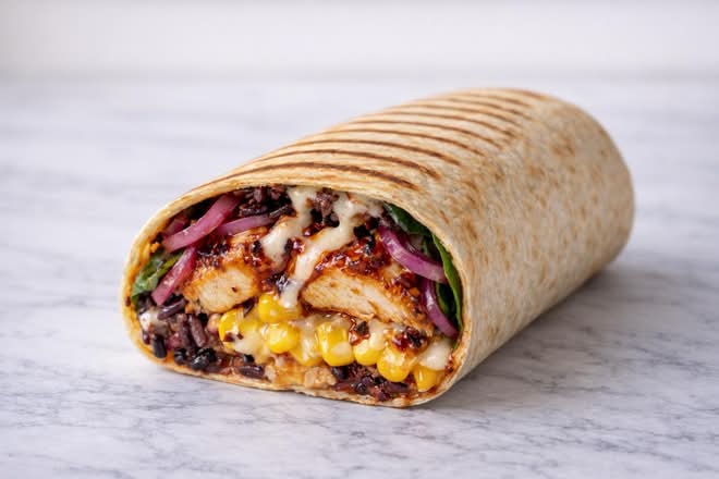 Hot Honey Chicken Wrap